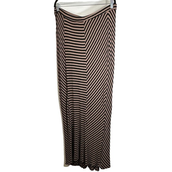 Mossimo Skirt Size XL Striped Maxi Length Elastic Waist Pull On Rayon/Spandex - Picture 1 of 8